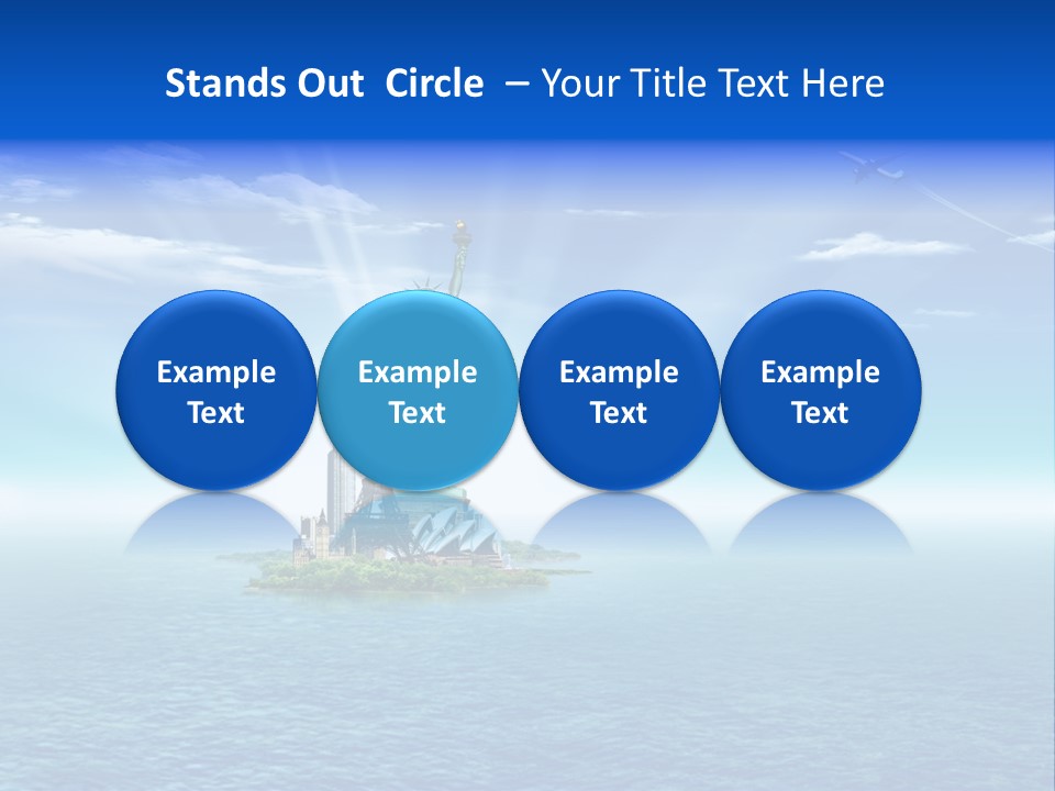 Europe France Landmark PowerPoint Template