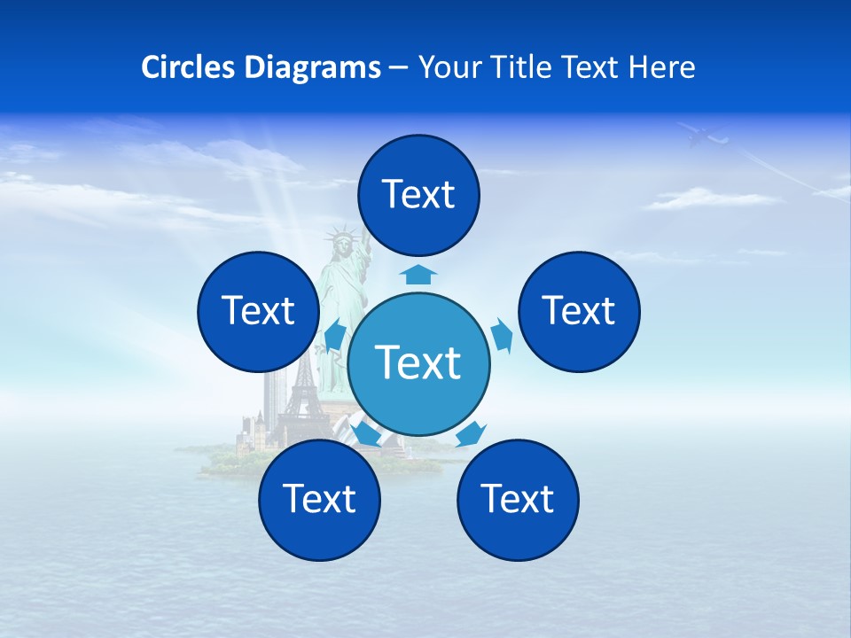 Europe France Landmark PowerPoint Template