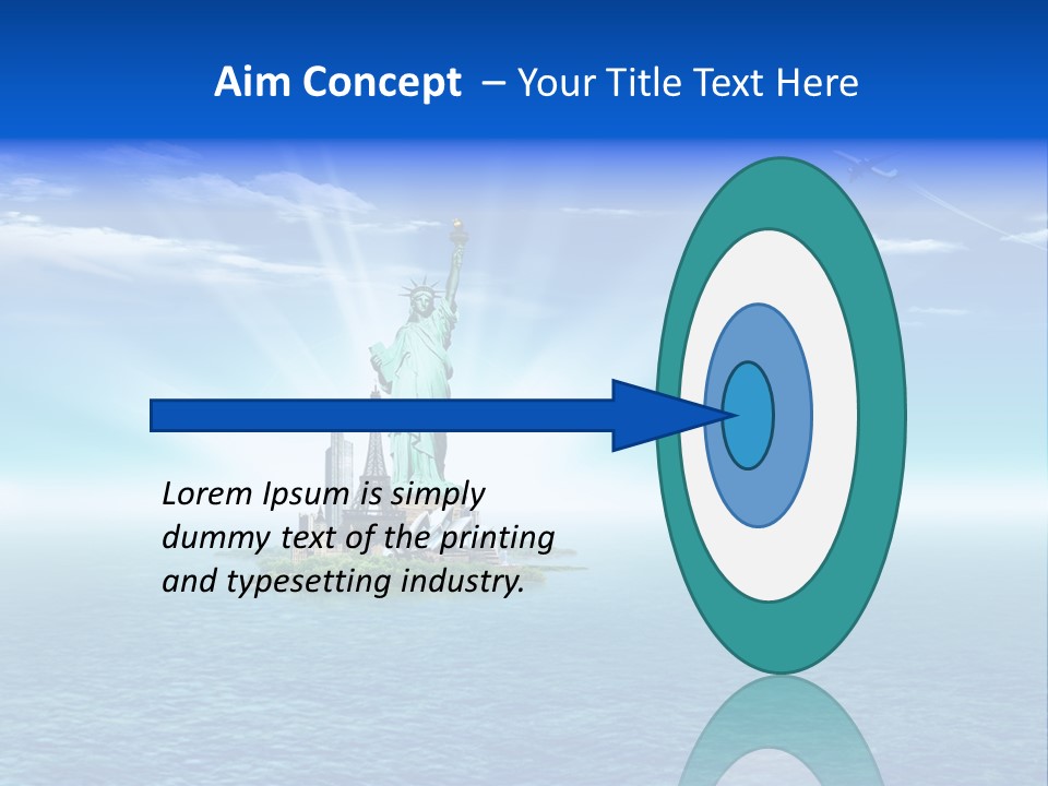 Europe France Landmark PowerPoint Template