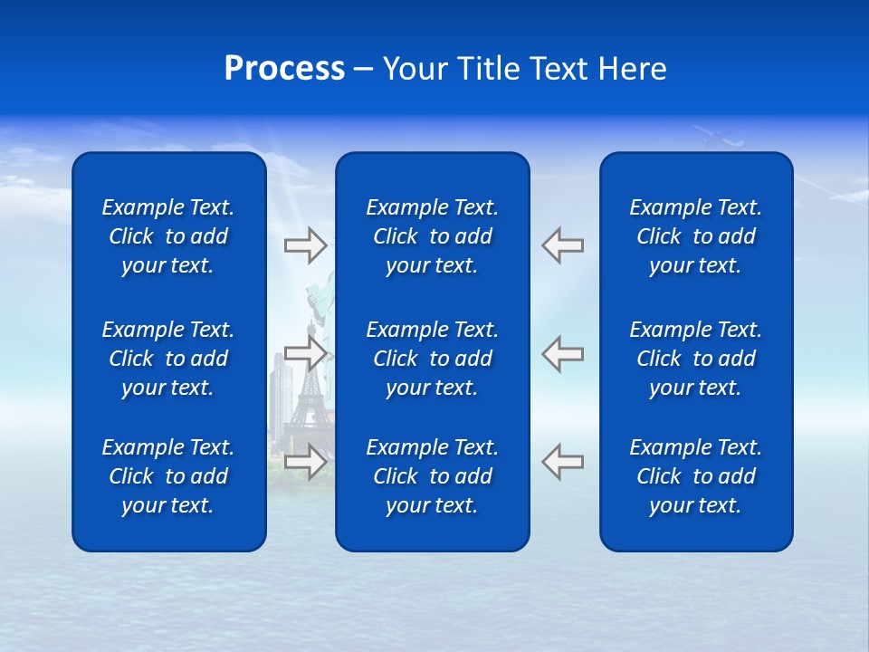 Europe France Landmark PowerPoint Template