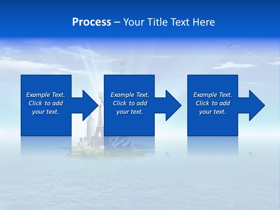 Europe France Landmark PowerPoint Template