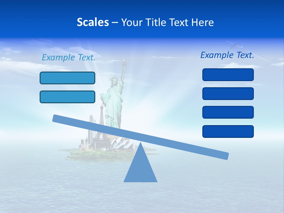Europe France Landmark PowerPoint Template