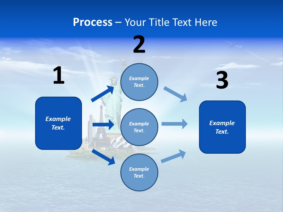 Europe France Landmark PowerPoint Template