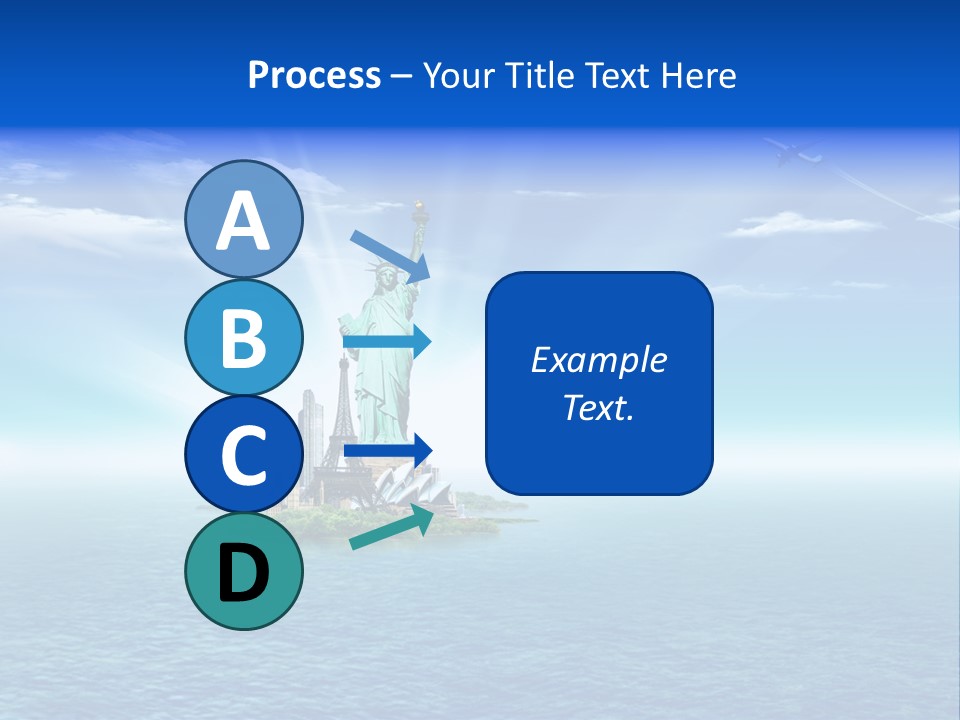 Europe France Landmark PowerPoint Template
