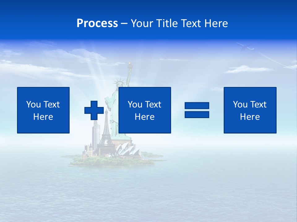 Europe France Landmark PowerPoint Template