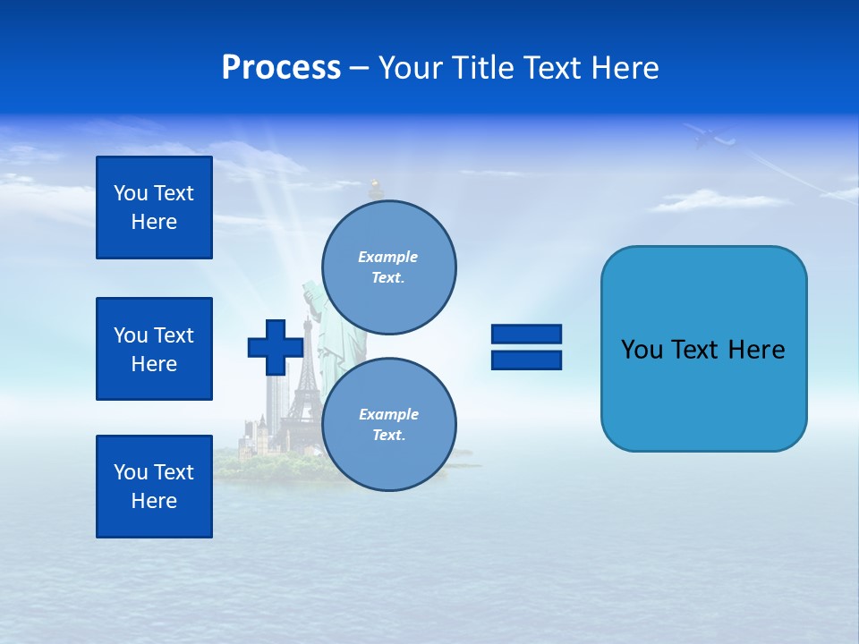 Europe France Landmark PowerPoint Template