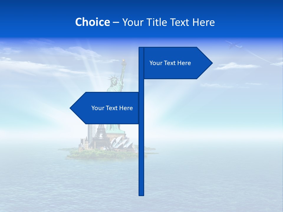 Europe France Landmark PowerPoint Template