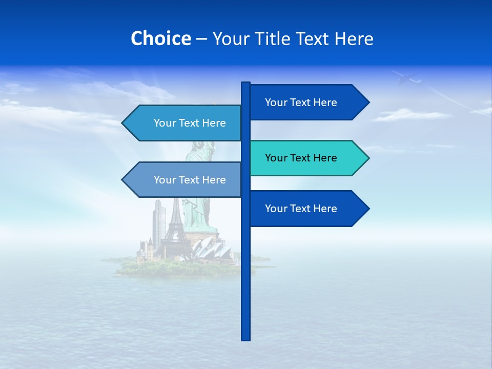 Europe France Landmark PowerPoint Template