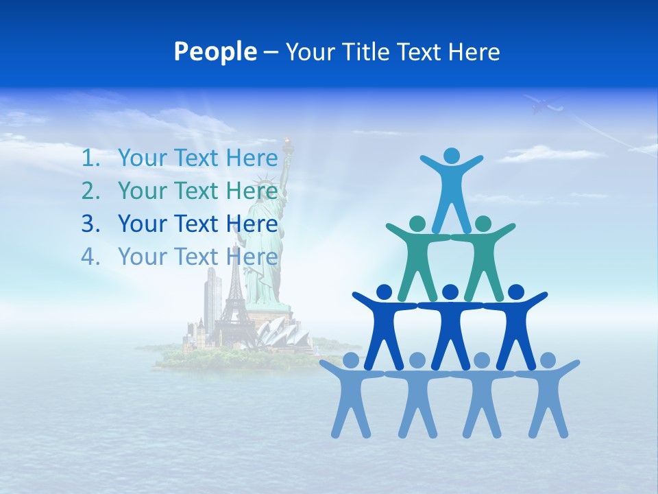 Europe France Landmark PowerPoint Template