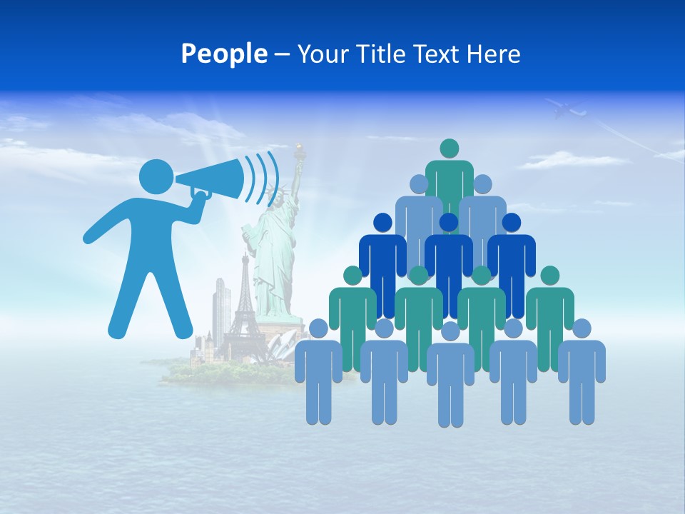 Europe France Landmark PowerPoint Template