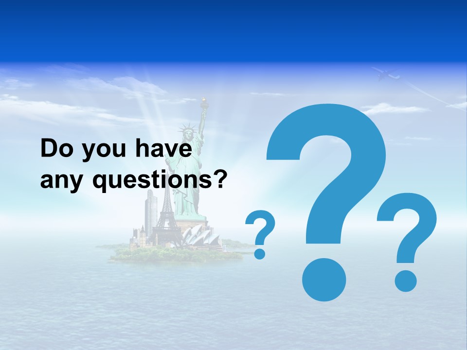 Europe France Landmark PowerPoint Template