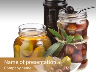 Sauces Spice White PowerPoint Template