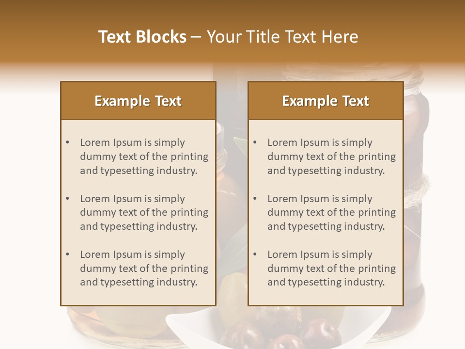 Sauces Spice White PowerPoint Template