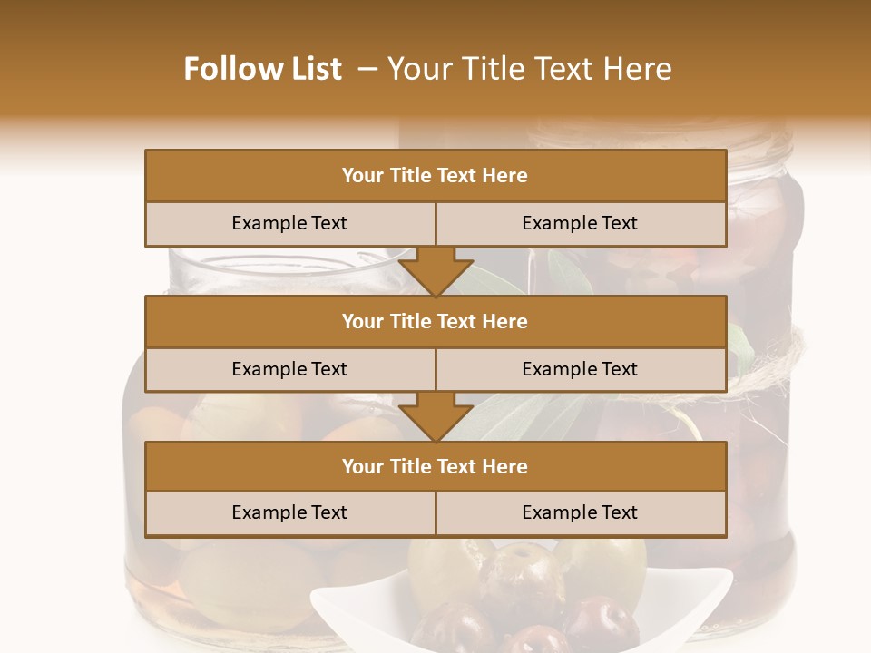 Sauces Spice White PowerPoint Template