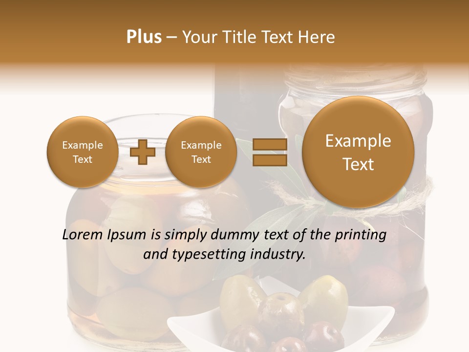 Sauces Spice White PowerPoint Template