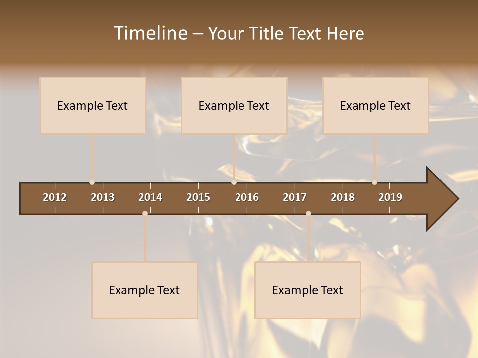 Gold Wood Liquor PowerPoint Template