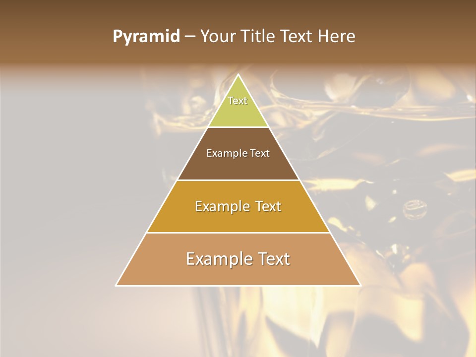 Gold Wood Liquor PowerPoint Template