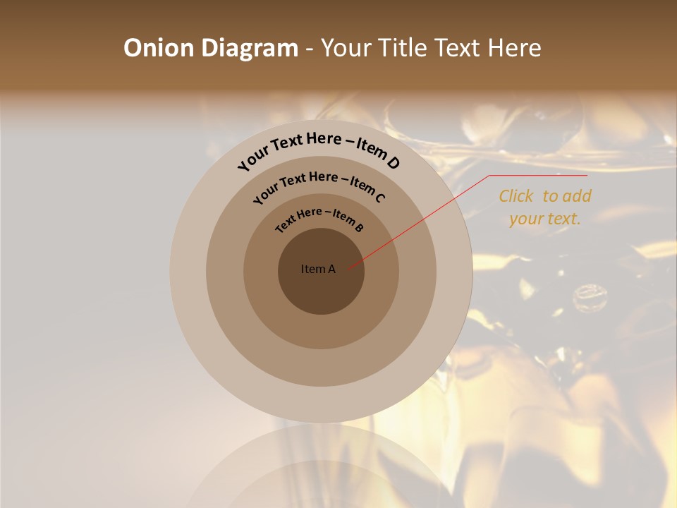 Gold Wood Liquor PowerPoint Template
