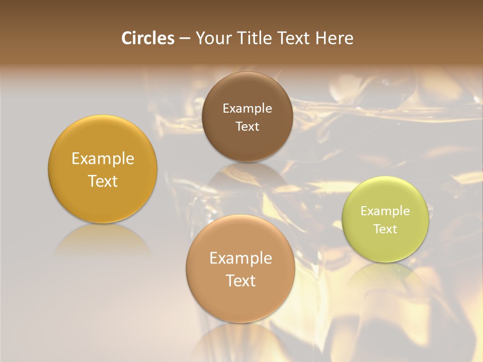 Gold Wood Liquor PowerPoint Template