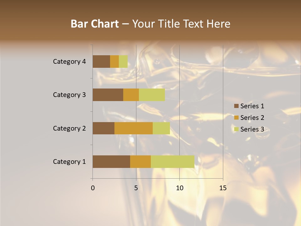 Gold Wood Liquor PowerPoint Template