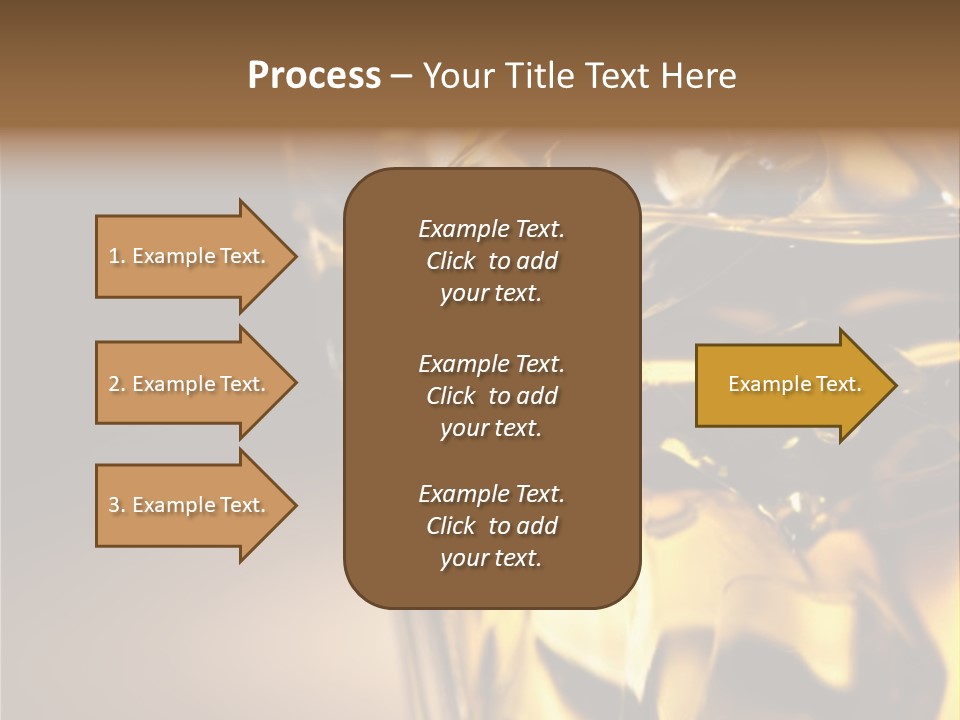 Gold Wood Liquor PowerPoint Template