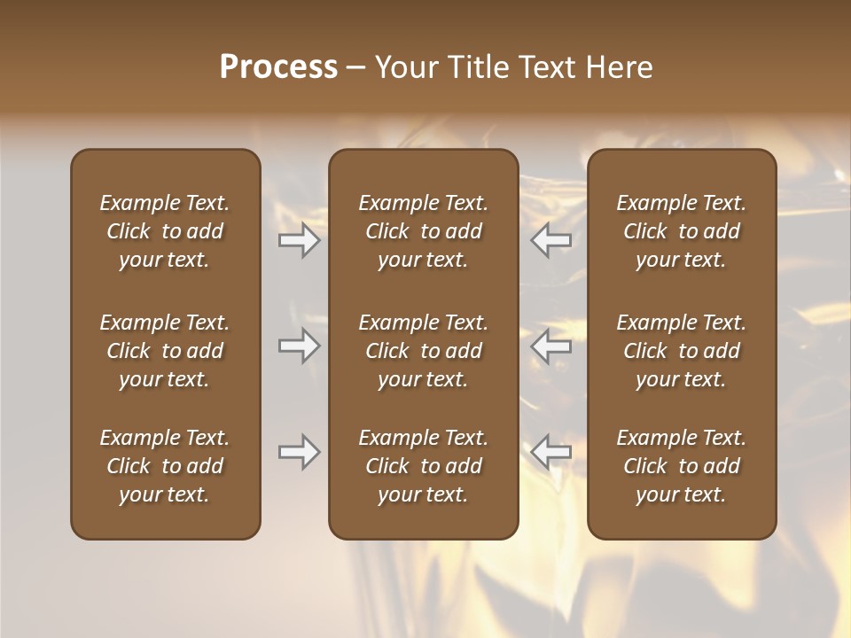 Gold Wood Liquor PowerPoint Template