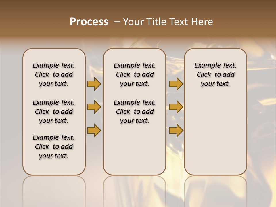 Gold Wood Liquor PowerPoint Template