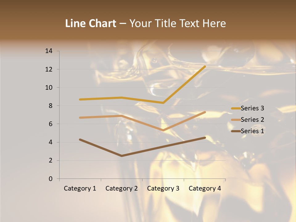 Gold Wood Liquor PowerPoint Template