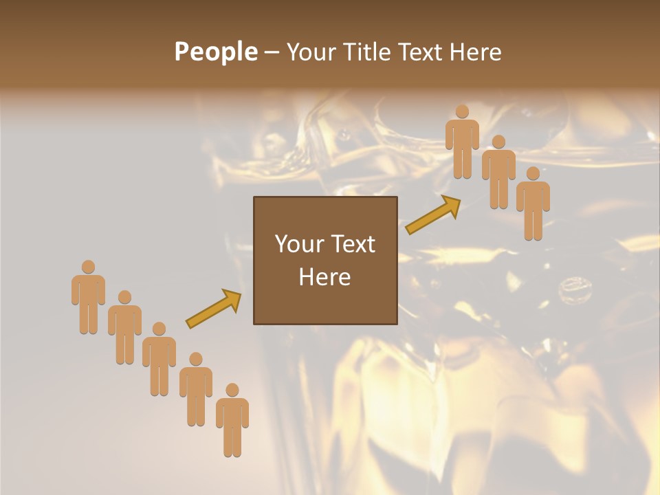 Gold Wood Liquor PowerPoint Template
