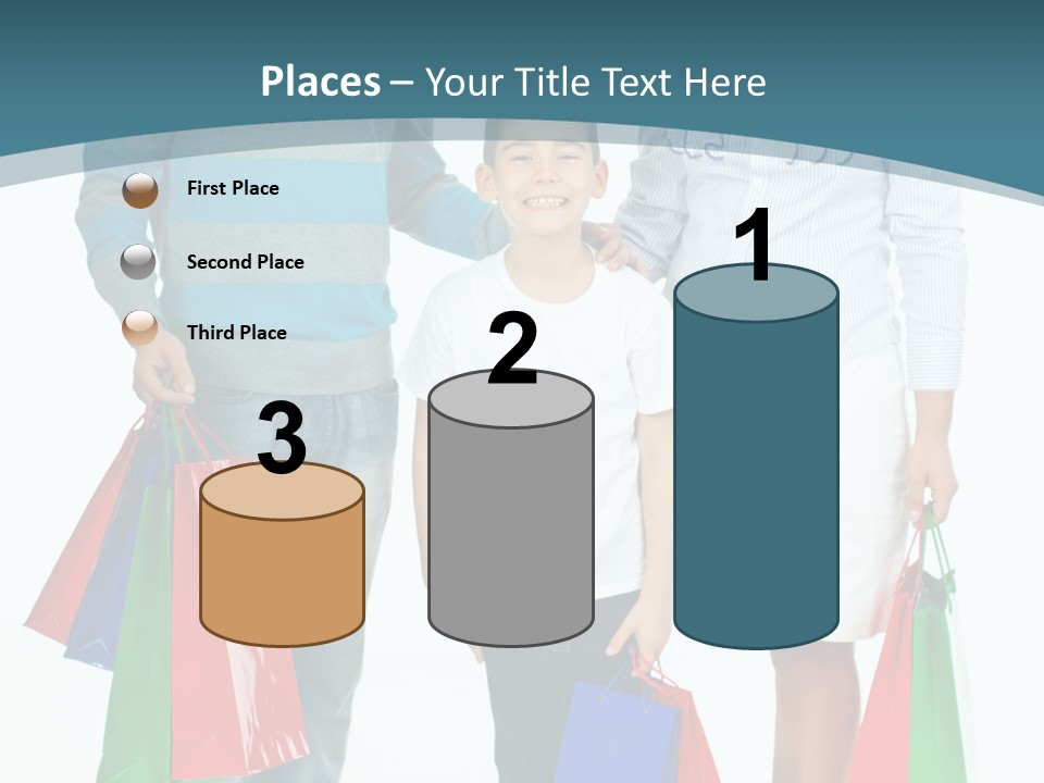 Shopping Couple Youth PowerPoint Template