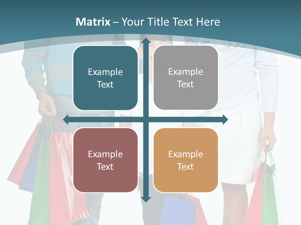 Shopping Couple Youth PowerPoint Template