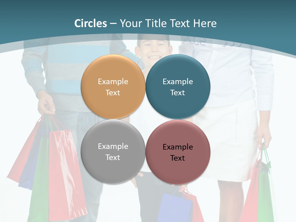 Shopping Couple Youth PowerPoint Template