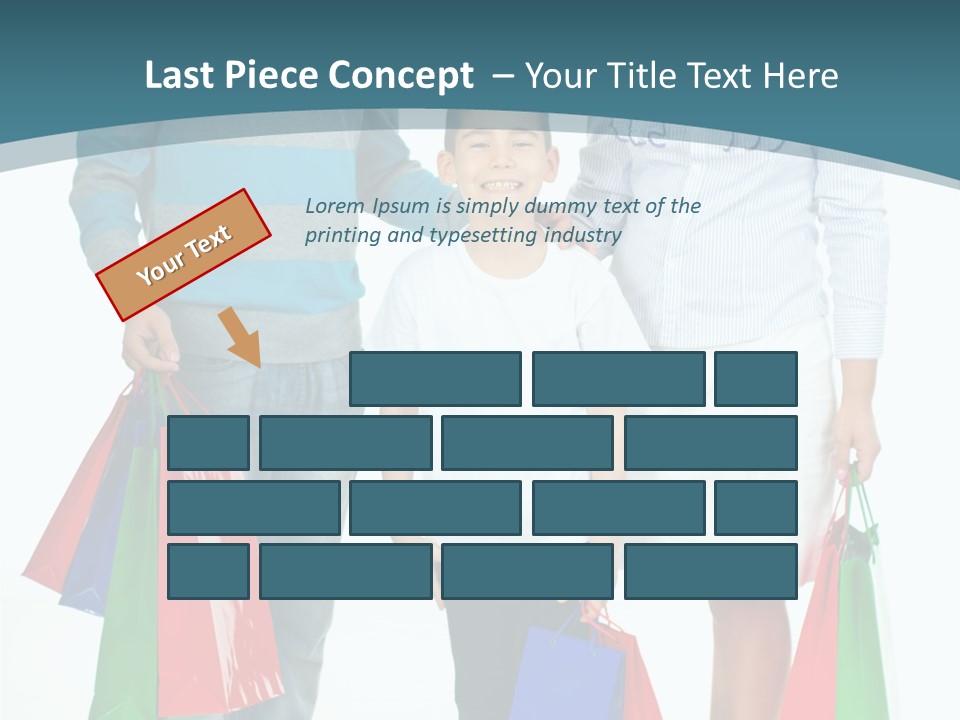 Shopping Couple Youth PowerPoint Template