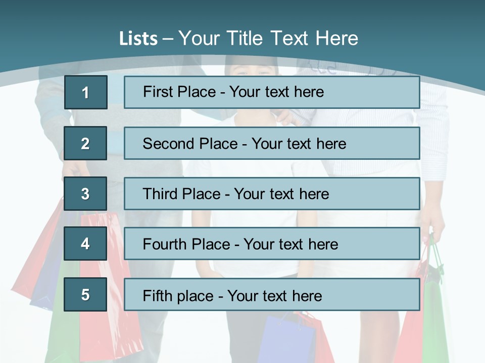 Shopping Couple Youth PowerPoint Template