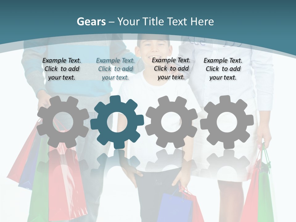 Shopping Couple Youth PowerPoint Template