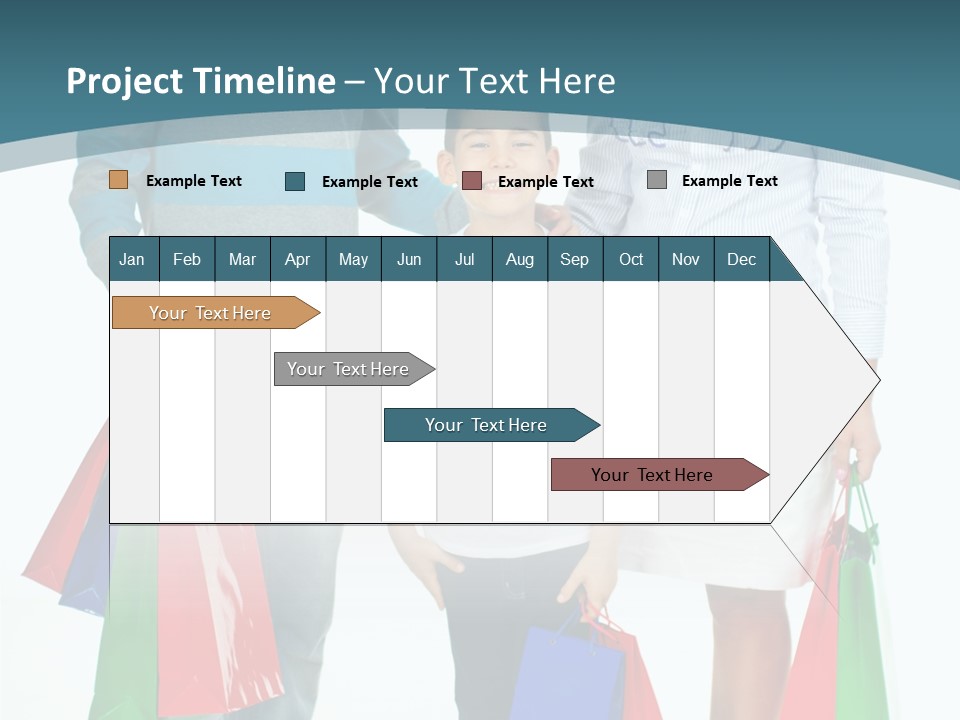 Shopping Couple Youth PowerPoint Template