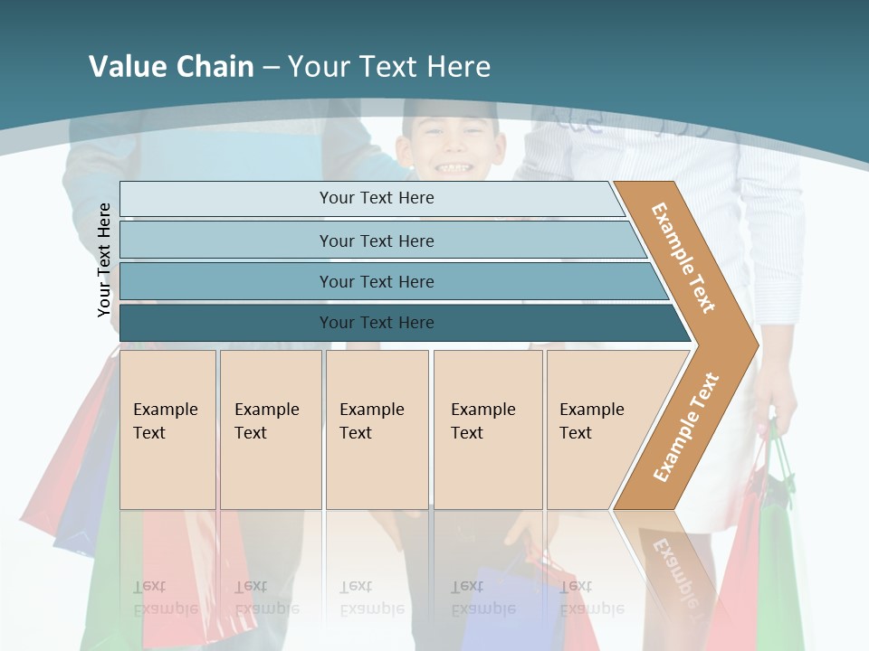 Shopping Couple Youth PowerPoint Template