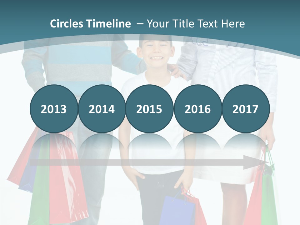 Shopping Couple Youth PowerPoint Template