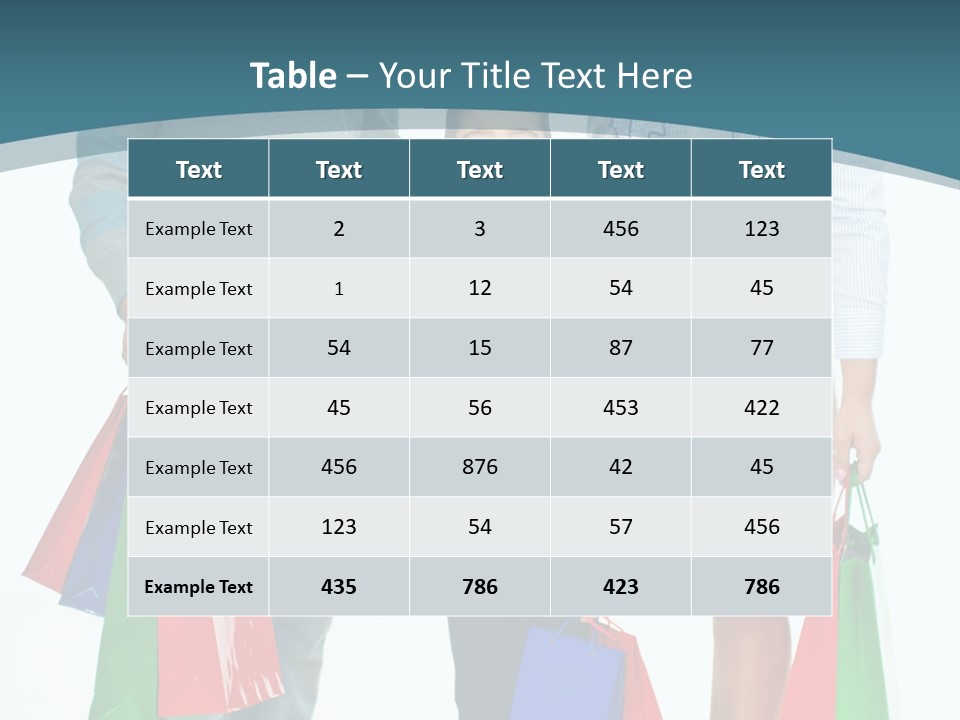 Shopping Couple Youth PowerPoint Template