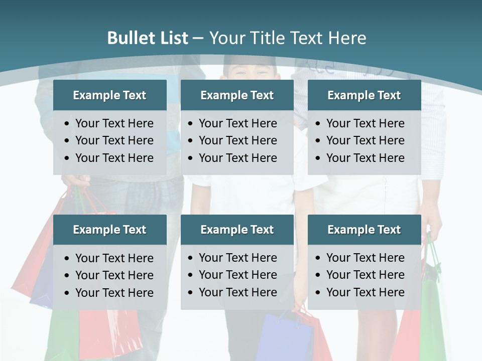 Shopping Couple Youth PowerPoint Template