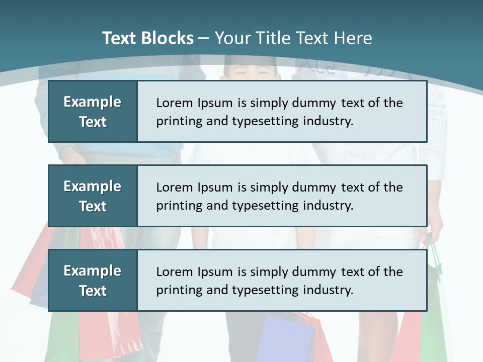 Shopping Couple Youth PowerPoint Template