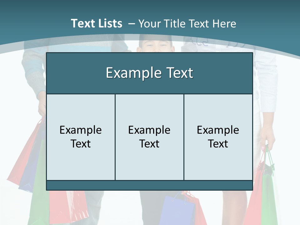 Shopping Couple Youth PowerPoint Template