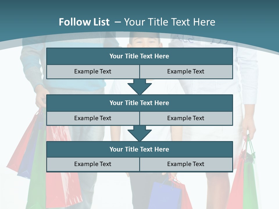 Shopping Couple Youth PowerPoint Template