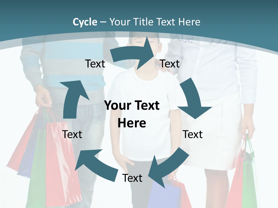 Shopping Couple Youth PowerPoint Template