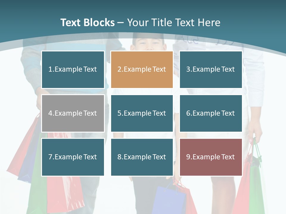 Shopping Couple Youth PowerPoint Template