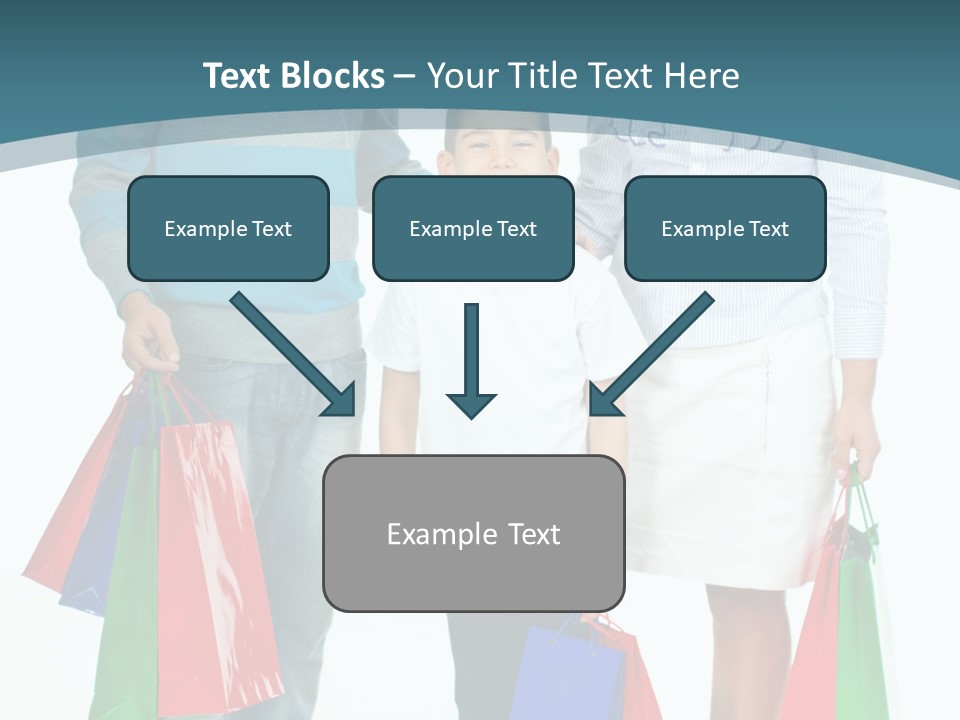 Shopping Couple Youth PowerPoint Template