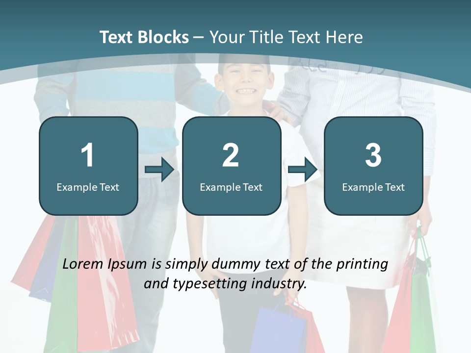 Shopping Couple Youth PowerPoint Template