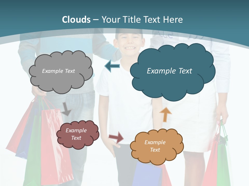 Shopping Couple Youth PowerPoint Template