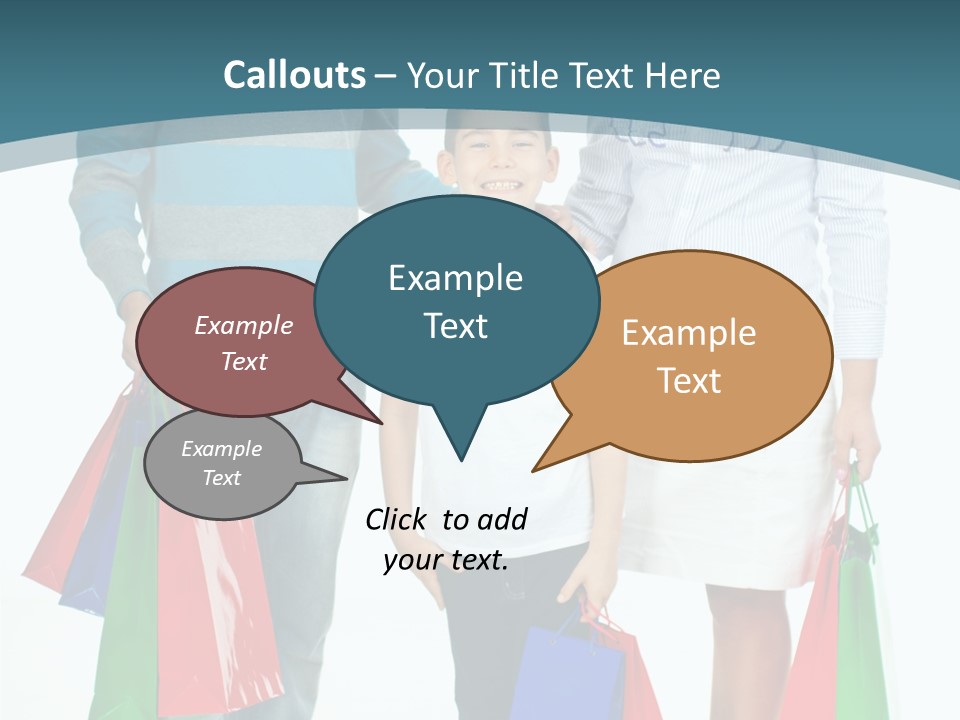 Shopping Couple Youth PowerPoint Template