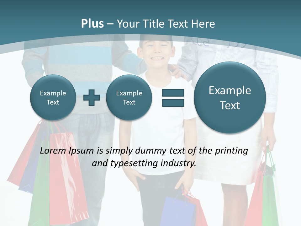Shopping Couple Youth PowerPoint Template